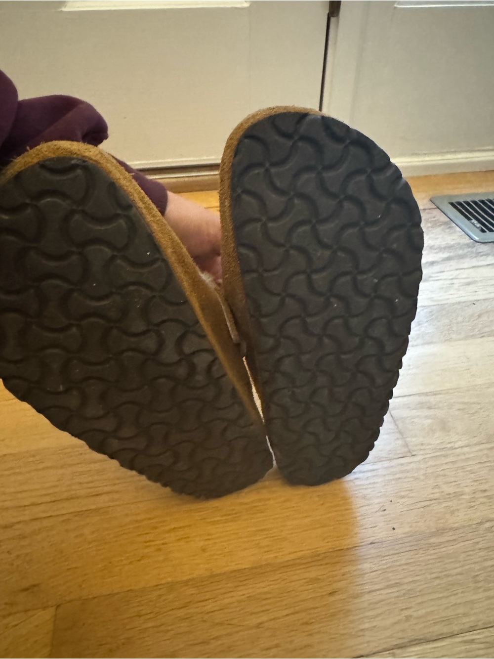 Birkenstock Boston Shearling Clog - Chestnut - Picture 5 of 7